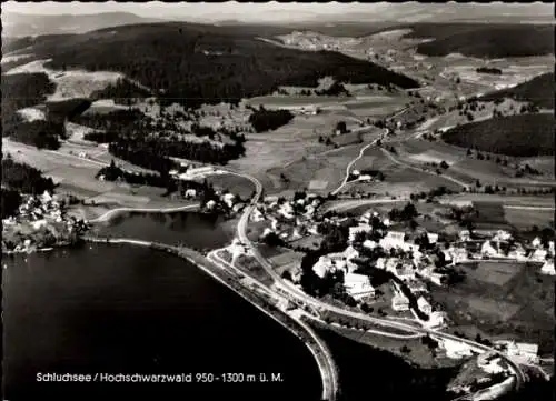 Ak Schluchsee im Schwarzwald, Fliegeraufnahme