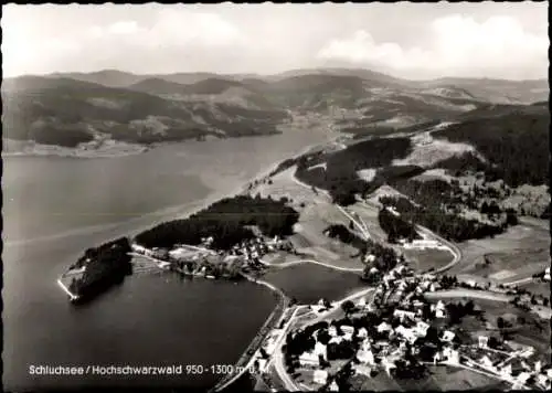 Ak Schluchsee im Schwarzwald, Fliegeraufnahme