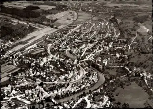 Ak Uhingen an der Fils, Fliegeraufnahme