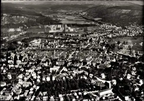 Ak Schorndorf im Remstal Württemberg, Fliegeraufnahme