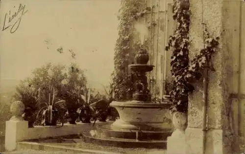 Foto Ak Zangberg in Oberbayern, Erziehungsinstitut St. Joseph, Brunnen
