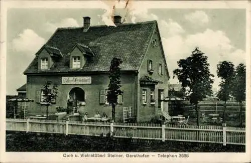Ak Gersthofen in Schwaben, Café Weinstüberl Steiner