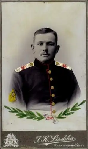 Foto Strasbourg Straßburg Elsass Bas Rhin, Soldat in Uniform, Portrait