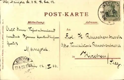 Künstler Ak Ulm an der Donau, Wächterhaus