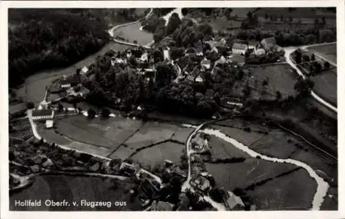 Ak Hollfeld in der Fränkischen Schweiz, Fliegeraufnahme