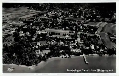 Ak Herrsching am Ammersee, Fliegeraufnahme