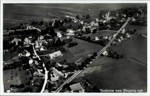 Ak Puchheim in Oberbayern, Fliegeraufnahme