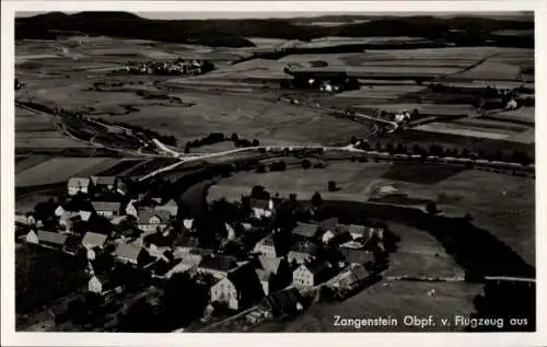 Ak Zangenstein Oberpfalz, Fliegeraufnahme