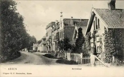 Ak Assen Drenthe Niederlande, Beilerstraat