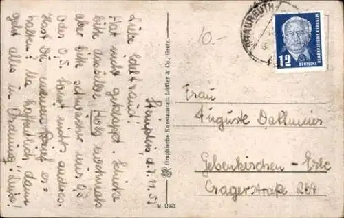 Ak Fraureuth Sachsen, Hotel Ratskeller, Innenansicht