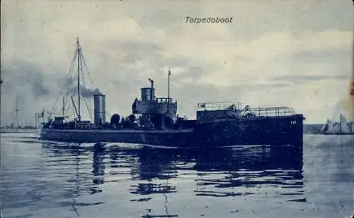 Ak Deutsches Kriegsschiff, Torpedoboot, Kaiserliche Marine