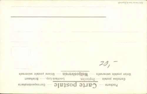 Jugendstil Ak Gemaltes Porträt einer jungen Frau in weißem Gewand