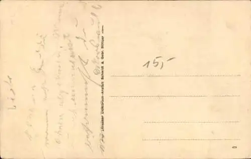 Ak Bauchredner mit Puppe