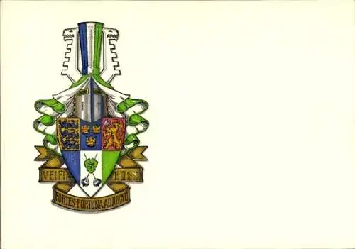 Studentika Ak Hannover, Corps Normannia, Plathnerstraße 3, Wappen, WSC