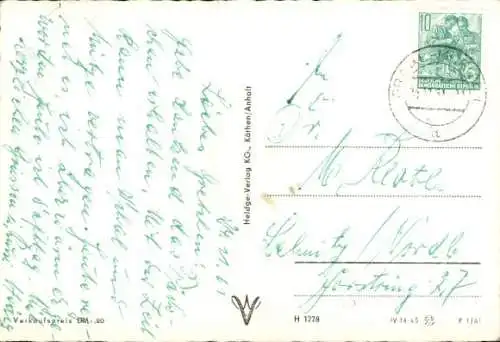 Ak Fährschiff Saßnitz, Eisenbahnfähre