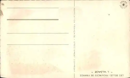 Künstler Ak Elsässerinnen, Frauen in Tracht