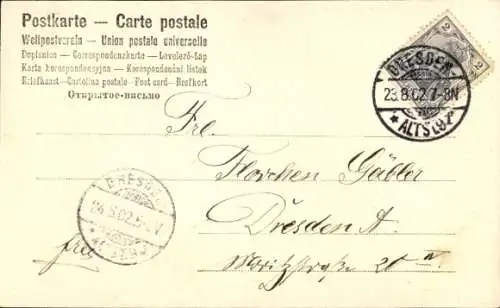 Ak Liebespaar, Liebesglück