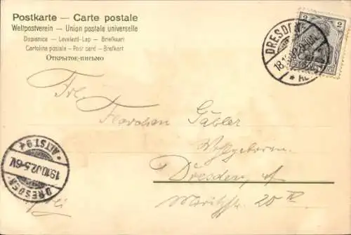 Passepartout Litho Liebespaar, der erste Kuss