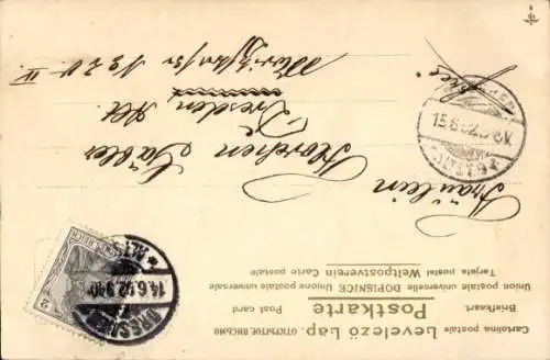 Künstler Ak Junge Frau, Elf, Gedicht