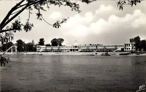 Ak Villennes-Medan sur Seine Yvelines, Plage