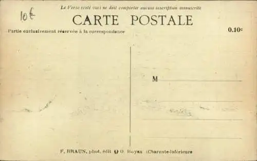 Ak Chasseneuil du Poitou Vienne,  höhere Knabenschule