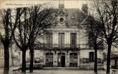 Ak Aigre Charente,  Charente, Hôtel de Ville