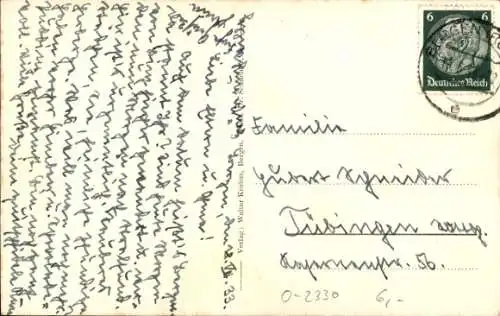 Ak Bergen auf Rügen, Rugard, Arndtturm auf dem Rugard