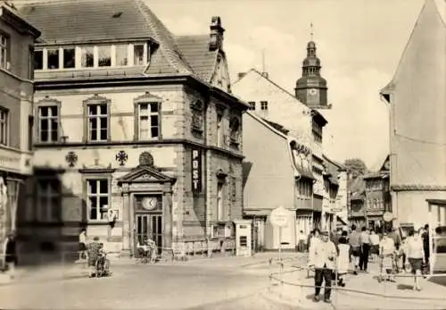 Ak Sondershausen im Kyffhäuserkreis Thüringen, Hauptpostamt, Hauptstraße Ecke Carl Schröder Straße