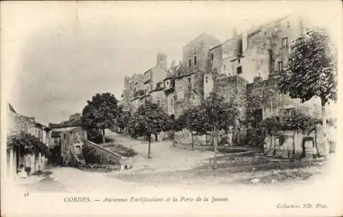Ak Cordes Tarn, Anciennes Fortifications, Porte de la Jeanne