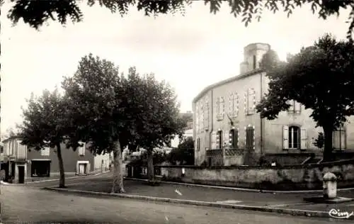 Ak Cadalen Tarn, Place de la Mairie