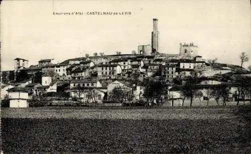 Ak Castelnau-de-Levis Tarn, Gesamtansicht
