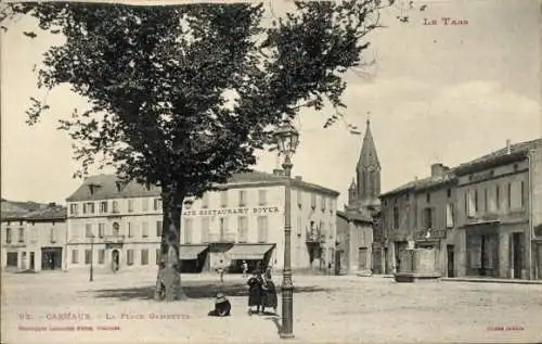 Ak Carmaux Tarn, Restaurant Boyer, Place Gambetta,  Tarn