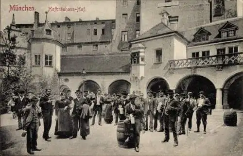 Ak München Bayern, Kgl. Hofbräuhaus, Kneiphof