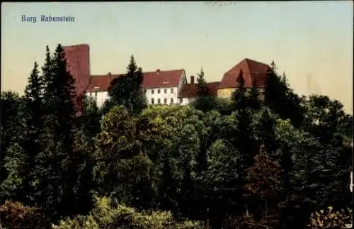 Ak Raben Rabenstein im Fläming, Burg Rabenstein