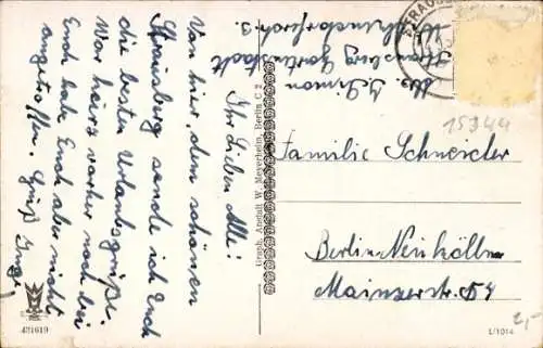 Ak Strausberg in der Mark,  am Straussee, Schwäne im Vordergrund