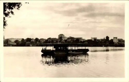 Ak Strausberg in der Mark, Boot auf dem Straussee