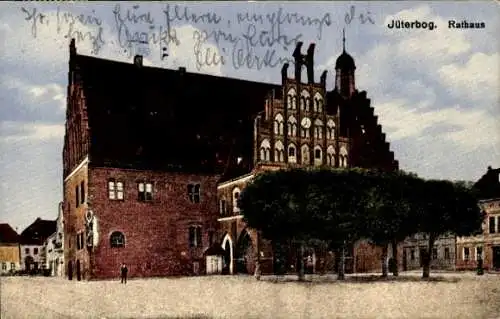 Ak Jüterbog in Brandenburg, Jüterbog Rathaus