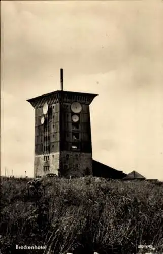 Ak Schierke Wernigerode im Harz, Brockenhotel