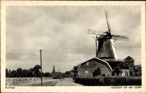 Ak Putten Gelderland, Blick auf das Dorf