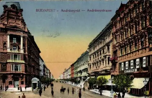 Ak Budapest Ungarn, Andrassystraße