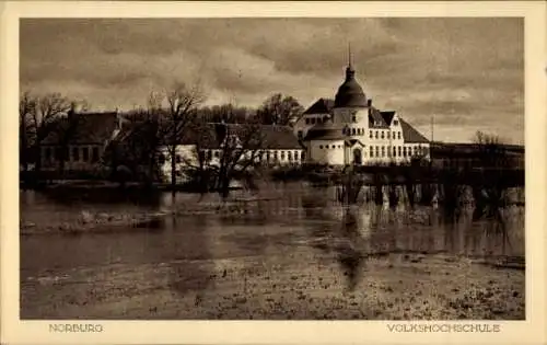 Ak Norburg Dänemark, Volkshochschule