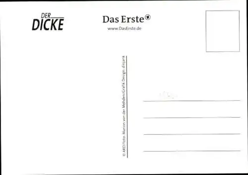 Ak Schauspielerin Katrin Pollitt, Portrait, Serie Der Dicke, Autogramm