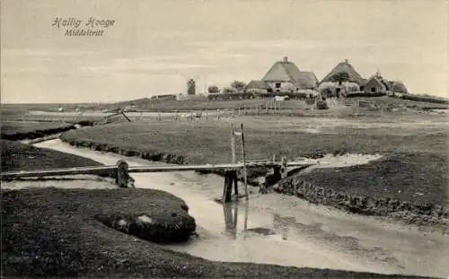 Ak Hallig Hooge, Middeltritt