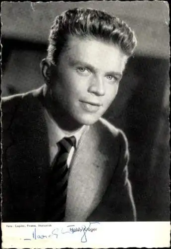 Ak Schauspieler Hardy Krüger, Portrait