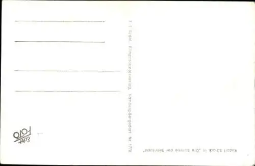 Ak Schauspieler Rudolf Schock, Autogramm