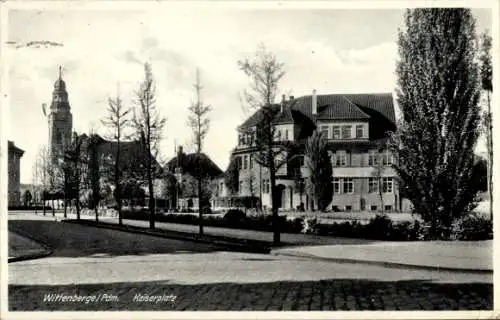 Ak Wittenberge Prignitz, Blick auf den Kaiserplatz