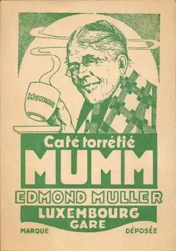 CPA Reklame, Maison Edmond Muller, Cafes Mumm