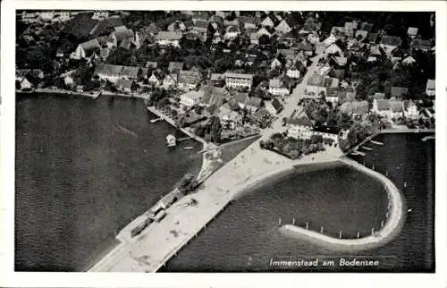 Ak Immenstaad am Bodensee, Fliegeraufnahme