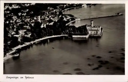 Ak Langenargen am Bodensee, Fliegeraufnahme