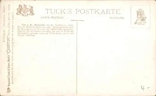 Künstler Ak Flower, Charles F., Ulm, An der Stadtmauer